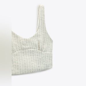 ZARA Textured Corset Top
